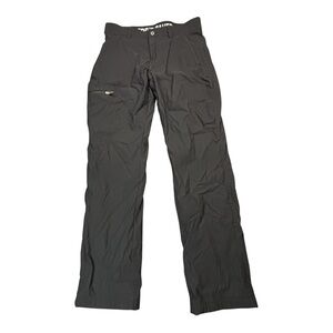 Eddie Bauer First Ascent Pants 32x32 Guide Pro Fleece Lined Cargo Hiking Pants